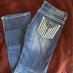 Rock & Roll Women’s Bootcut Jeans in Blue